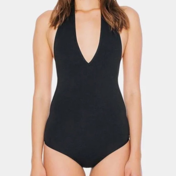 AMERICAN APPAREL Black Body Suit - Picture 1 of 5